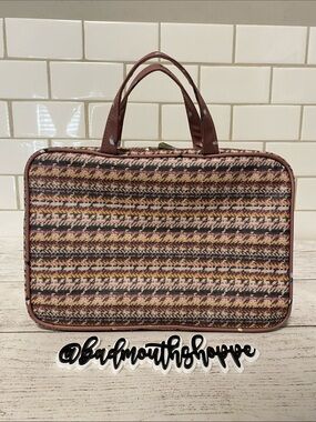 Sonia Kashuk Travel Weekender 2 Compartment Make Up Toiletry Bag